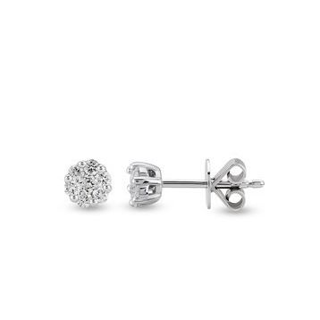 Harem Altın CORK10 0.27 ct Coronet Pırlanta Küpe