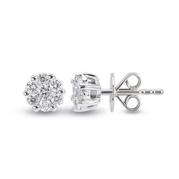 Harem Altın CORK2 0.44 ct Coronet Pırlanta Küpe