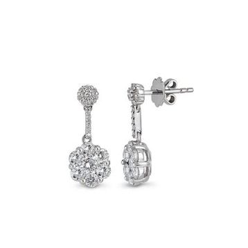 Harem Altın CORK3 1.39 Ct Coronet Kadın Pırlanta Küpe