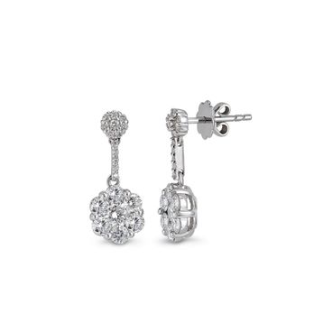 Harem Altın CORK3 1.39 Ct Coronet Kadın Pırlanta Küpe