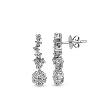 Harem Altın CORK4 0.69 ct Coronet Pırlanta Küpe