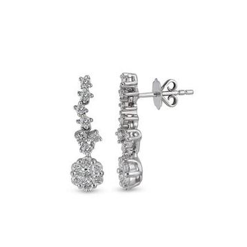 Harem Altın CORK4 0.69 ct Coronet Pırlanta Küpe