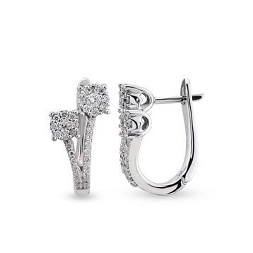 Harem Altın CORK5 0.48 ct Coronet Pırlanta Küpe