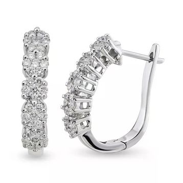 Harem Altın CORK6 0.98 ct Coronet Pırlanta Küpe