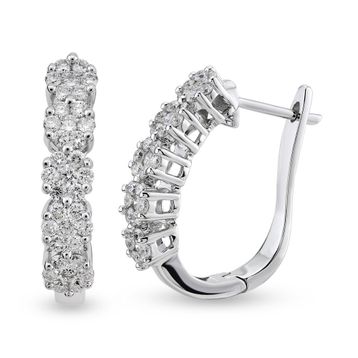 Harem Altın CORK6 0.98 ct Coronet Pırlanta Küpe