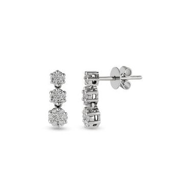 Harem Altın CORK8 1.18 ct Coronet Pırlanta Küpe
