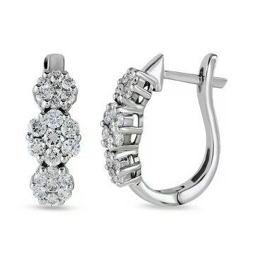 Harem Altın CORK9 0.77 ct Coronet Pırlanta Küpe