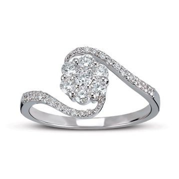 Harem Altın CORY9 0.45 Ct Coronet Pırlanta Yüzük