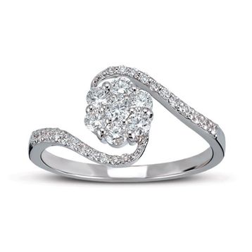 Harem Altın CORY9 0.45 Ct Coronet Pırlanta Yüzük
