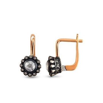 Harem Altın EK20 0.21 ct Elmas Zümrüt Pırlanta Küpe