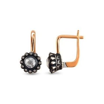 Harem Altın EK20 0.21 ct Elmas Zümrüt Pırlanta Küpe