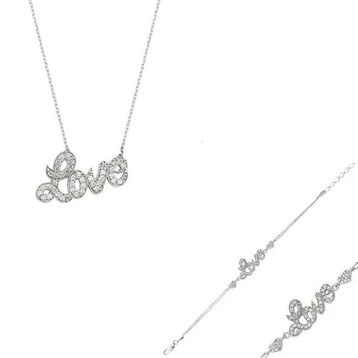 Harem Altın Gümüş Love Set