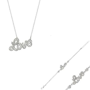 Harem Altın Gümüş Love Set
