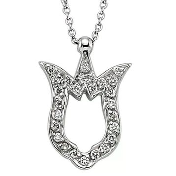 Harem Altın K48560 18 Ayar Altın Pırlanta Lale Kolye