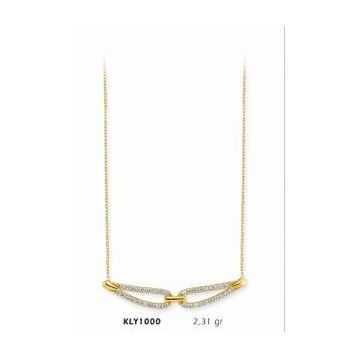 Harem Altın KLY1000 14 Ayar Altın Taşlı Kolye