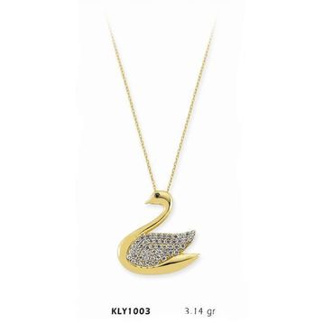 Harem Altın KLY1003 14 Ayar Altın Kuğu Kolye