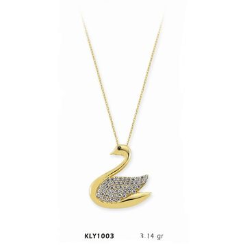 Harem Altın KLY1003 14 Ayar Altın Kuğu Kolye