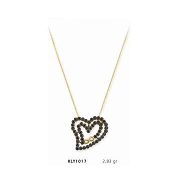 Harem Altın KLY1017 14 Ayar Altın Kalp Kolye
