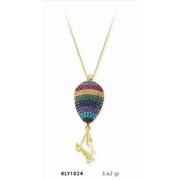 Harem Altın KLY1024 14 Ayar Altın Balonlu Kolye