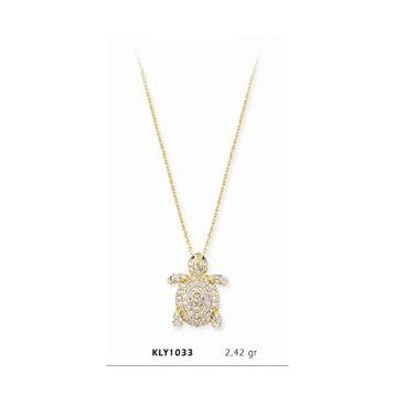 Harem Altın KLY1033 14 Ayar Altın Kaplumbağa Kolye