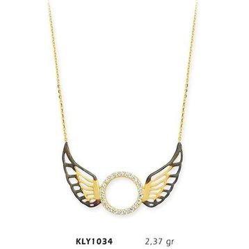 Harem Altın KLY1034 14 Ayar Altın Melek Kanadı Kolye