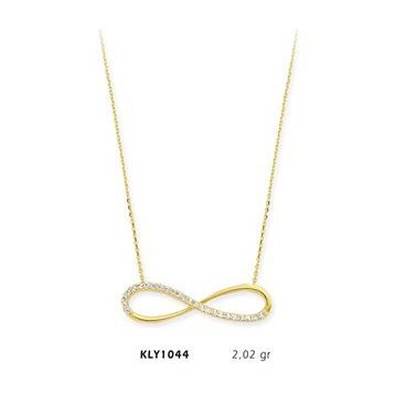 Harem Altın KLY1044 14 Ayar Altın Sonsuzluk Kolye
