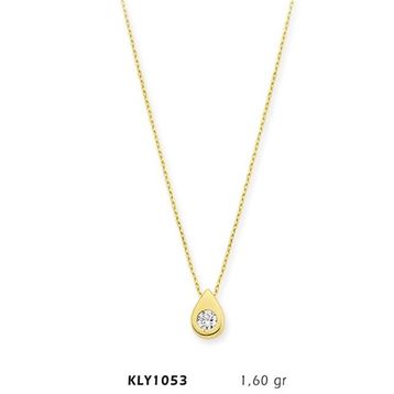 Harem Altın KLY1053 14 Ayar Altın Tektaş Kolye