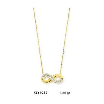 Harem Altın KLY1082 14 Ayar Altın Sonsuzluk Kolye