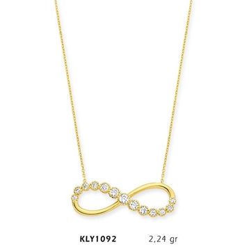 Harem Altın KLY1092 14 Ayar Altın Sonsuzluk Kolye