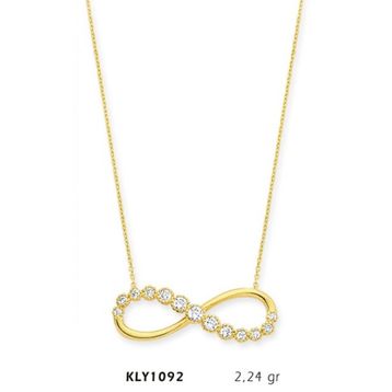 Harem Altın KLY1092 14 Ayar Altın Sonsuzluk Kolye