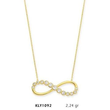 Harem Altın KLY1092 14 Ayar Altın Sonsuzluk Kolye