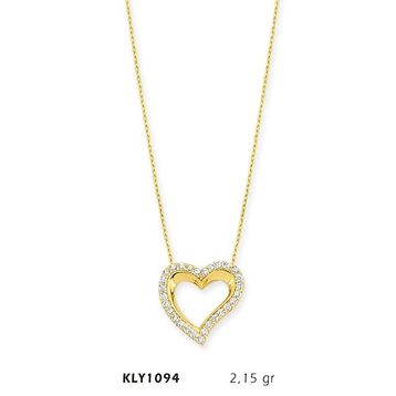 Harem Altın KLY1094 14 Ayar Altın Kalp Kolye