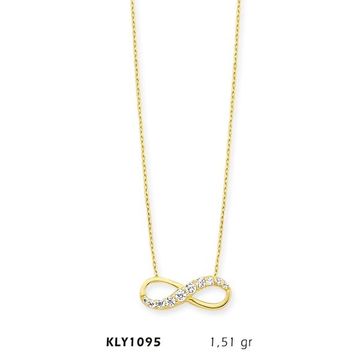 Harem Altın KLY1095 14 Ayar Altın Sonsuzluk Kolye