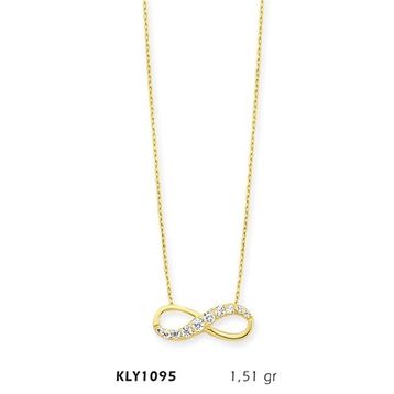 Harem Altın KLY1095 14 Ayar Altın Sonsuzluk Kolye
