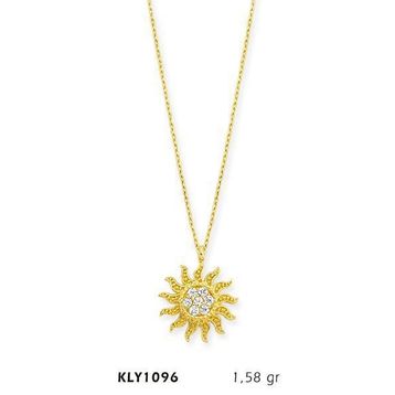 Harem Altın KLY1096 14 Ayar Altın Güneş Kolye