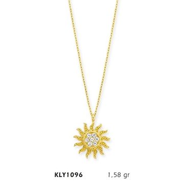 Harem Altın KLY1096 14 Ayar Altın Güneş Kolye