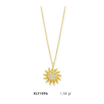 Harem Altın KLY1096 14 Ayar Altın Güneş Kolye