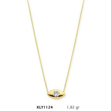Harem Altın KLY1124 14 Ayar Altın Tektaş Kolye