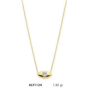 Harem Altın KLY1124 14 Ayar Altın Tektaş Kolye