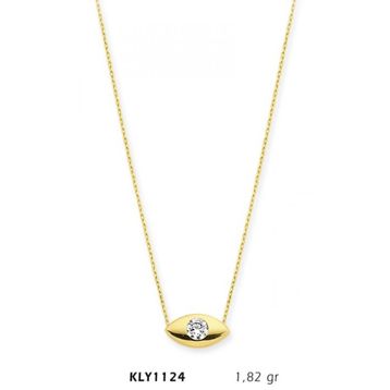 Harem Altın KLY1124 14 Ayar Altın Tektaş Kolye