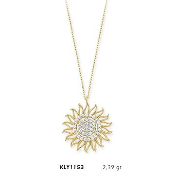 Harem Altın KLY1153 14 Ayar Altın Güneş Kolye