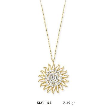 Harem Altın KLY1153 14 Ayar Altın Güneş Kolye