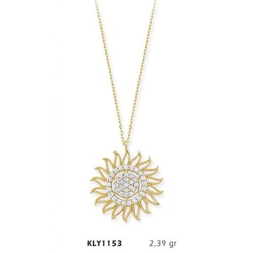 Harem Altın KLY1153 14 Ayar Altın Güneş Kolye