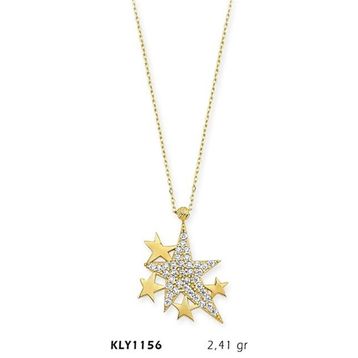 Harem Altın KLY1156 14 Ayar Altın Yıldız Kolye