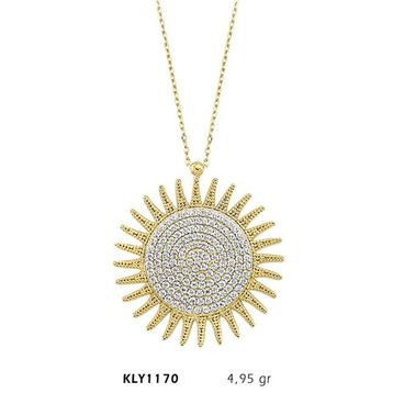 Harem Altın KLY1170 14 Ayar Altın Güneş Kolye