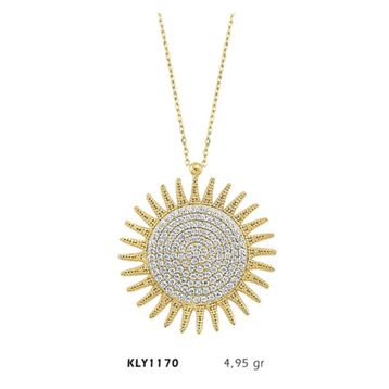 Harem Altın KLY1170 14 Ayar Altın Güneş Kolye