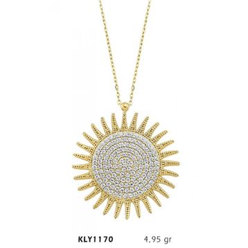 Harem Altın KLY1170 14 Ayar Altın Güneş Kolye