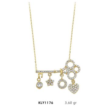 Harem Altın KLY1176 14 Ayar Altın Anahtar Kolye