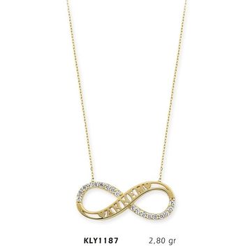 Harem Altın KLY1187 14 Ayar Altın Sonsuz Annem Kolye