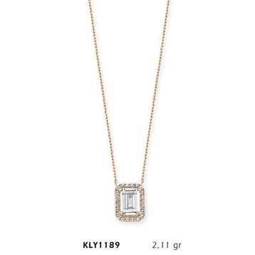 Harem Altın KLY1189 14 Ayar Altın Baget Model Kolye